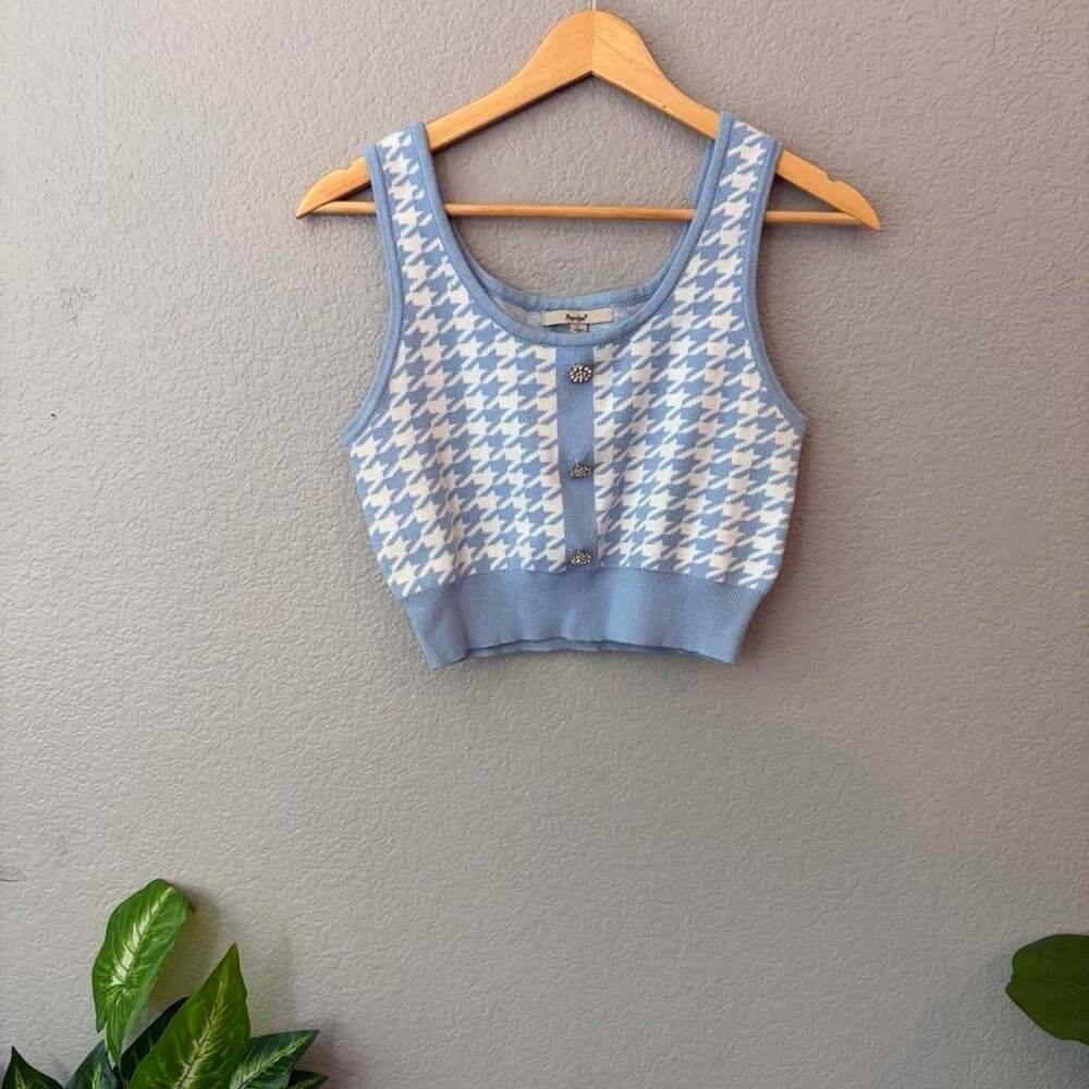 Papaya Women's Blue Crop-top